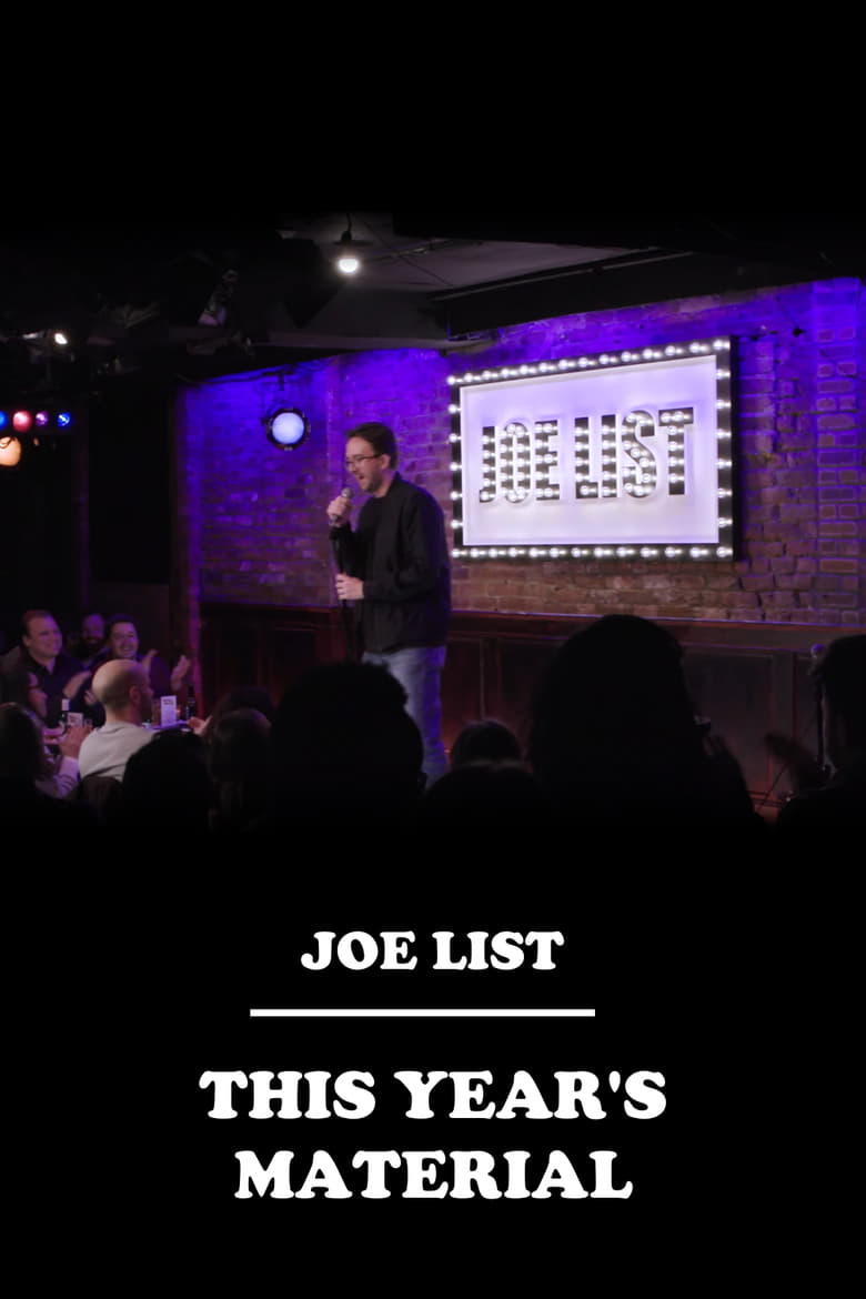 Poster of Joe List: This Year's Material