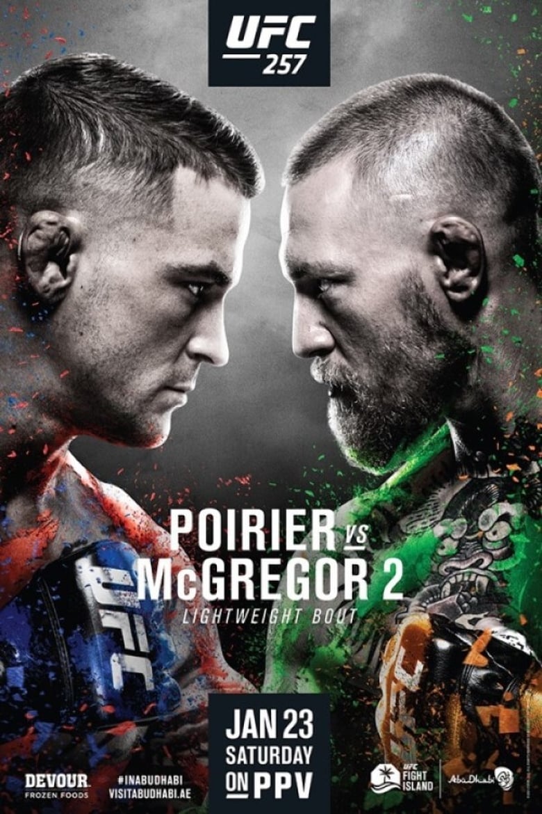 Poster of UFC 257: Poirier vs. McGregor 2