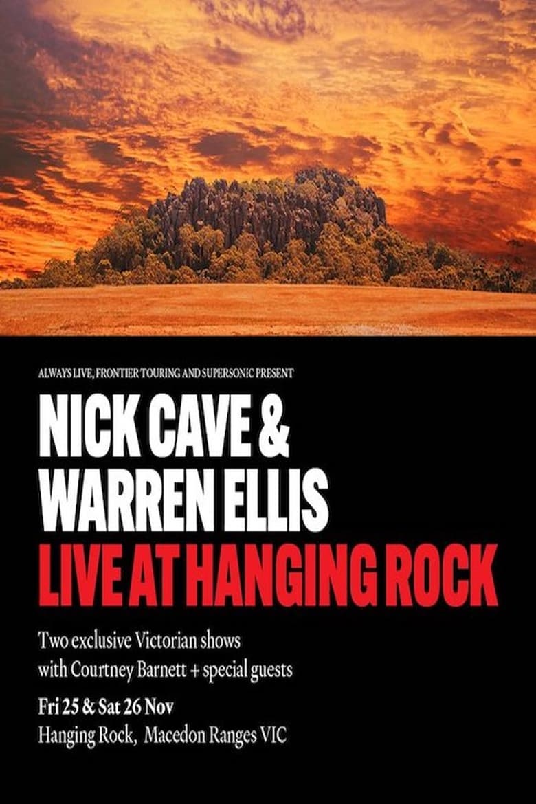 Poster of KINGDOM IN THE SKY: Nick Cave & Warren Ellis Live at Hanging Rock