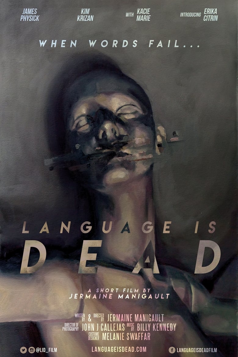 Poster of Language is Dead