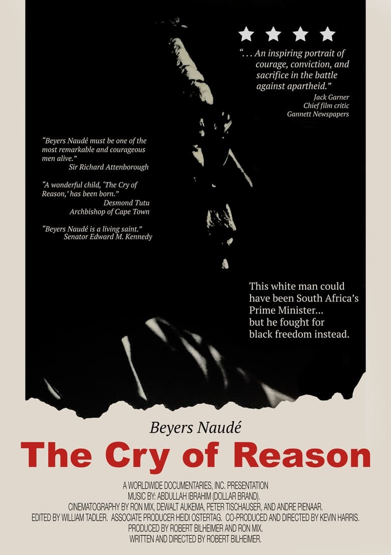 Poster of The Cry of Reason: Beyers Naude – An Afrikaner Speaks Out