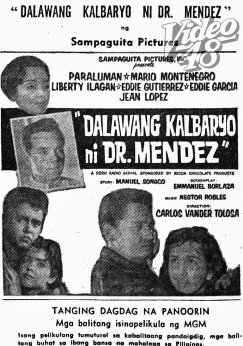 Poster of Dalawang Kalbaryo ni Dr. Mendez