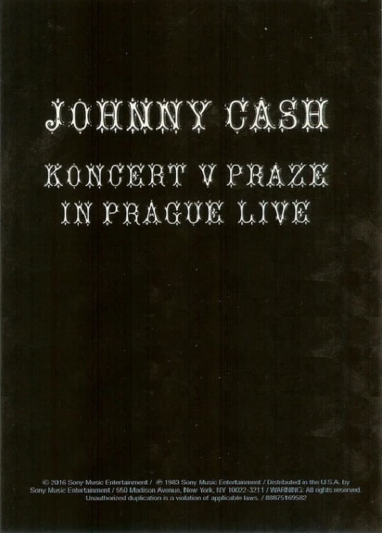 Poster of Johnny Cash: Live in Prague