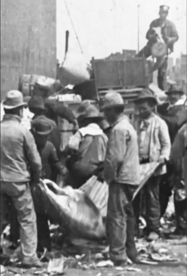 Poster of Sorting Refuse at Incinerating Plant, New York City