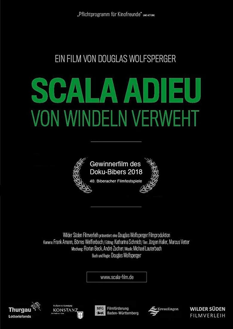 Poster of Scala Adieu - Von Windeln verweht