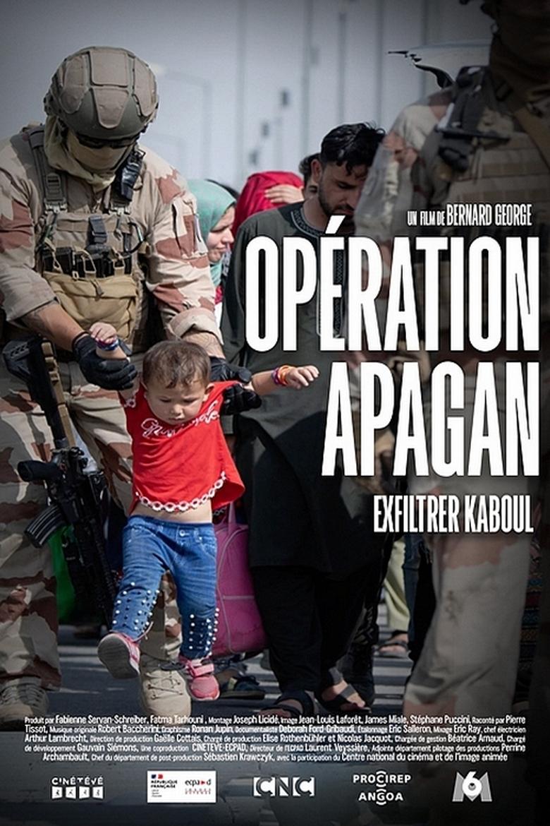 Poster of Opération Apagan, exfiltrer Kaboul