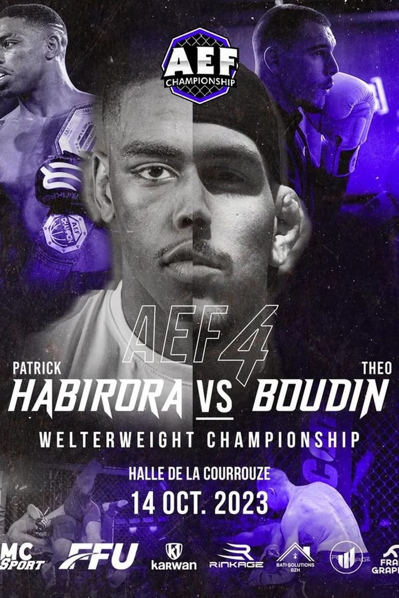 Poster of AEF 4: Patrick Habirora vs. Brunel Badikadila