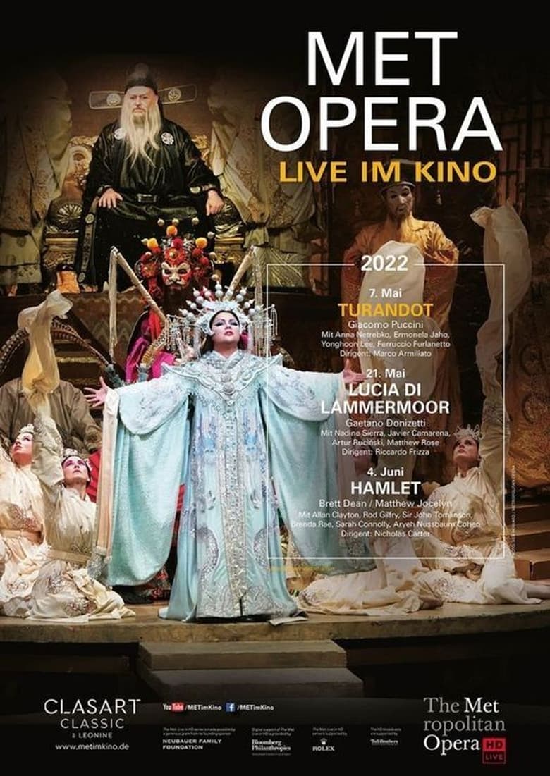 Poster of The Metropolitan Opera: Turandot