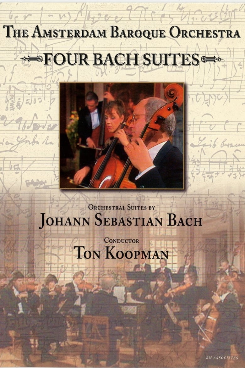 Poster of The Amsterdam Baroque Orchestra - Four Bach Suites - Ton Koopman