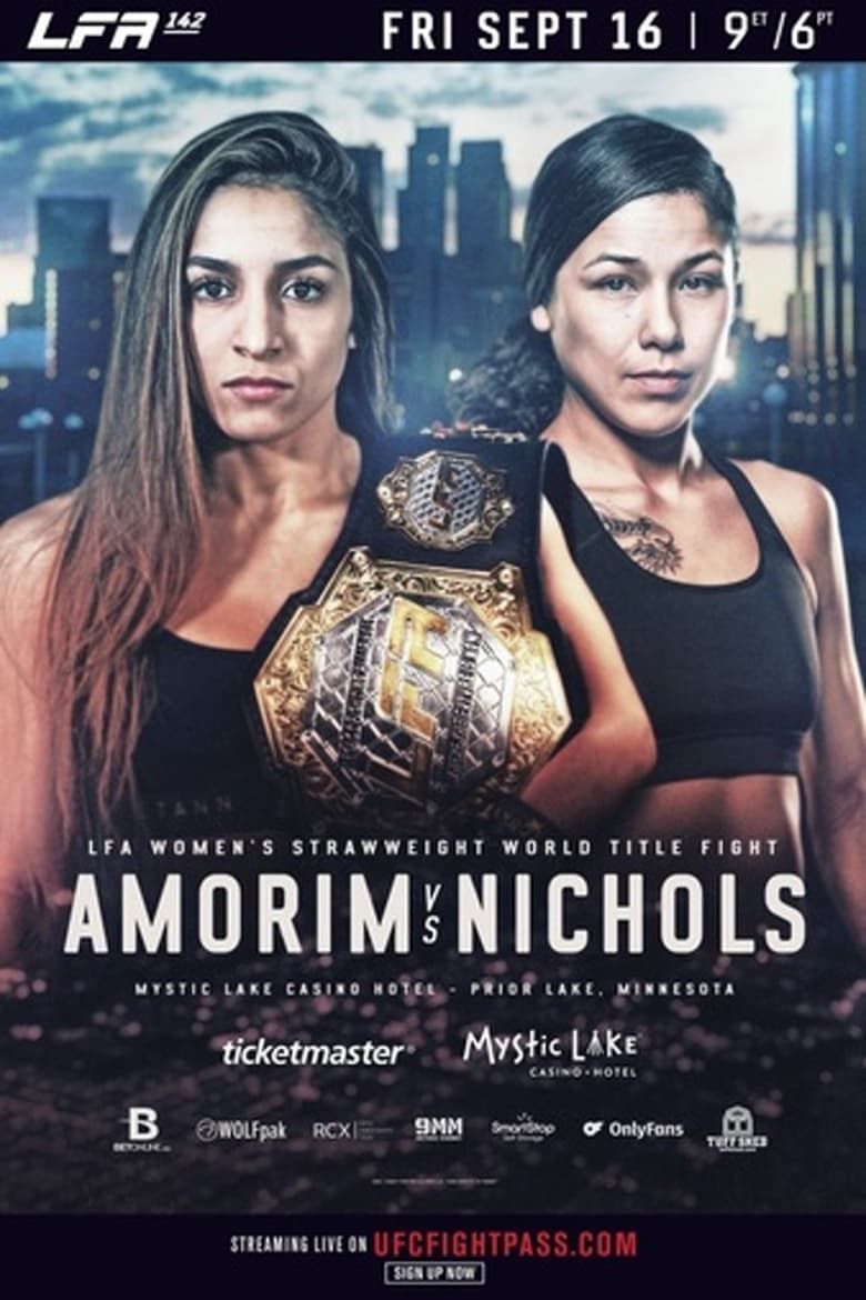 Poster of LFA 142: Amorim vs. Nichols