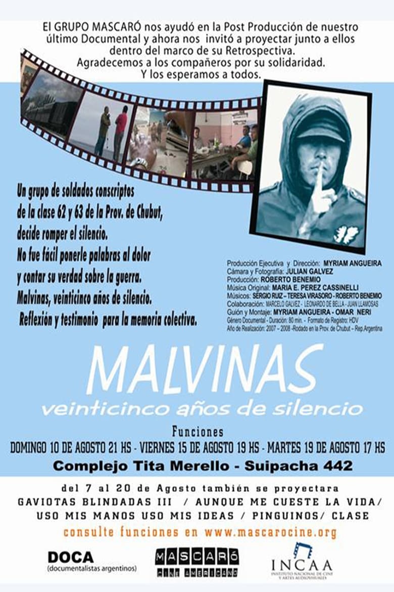 Poster of Malvinas. Veinticinco años de silencio