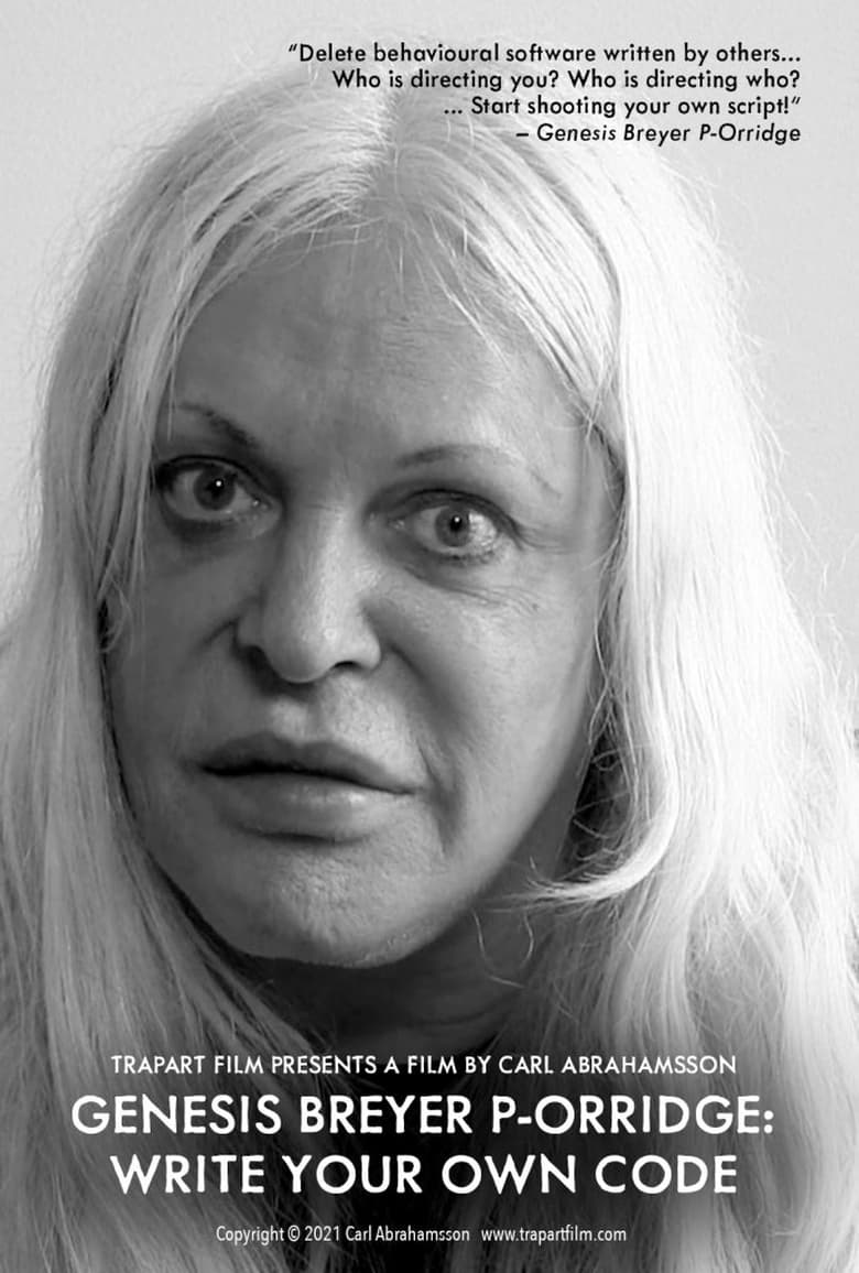 Poster of Genesis Breyer P-Orridge: Write Your Own Code