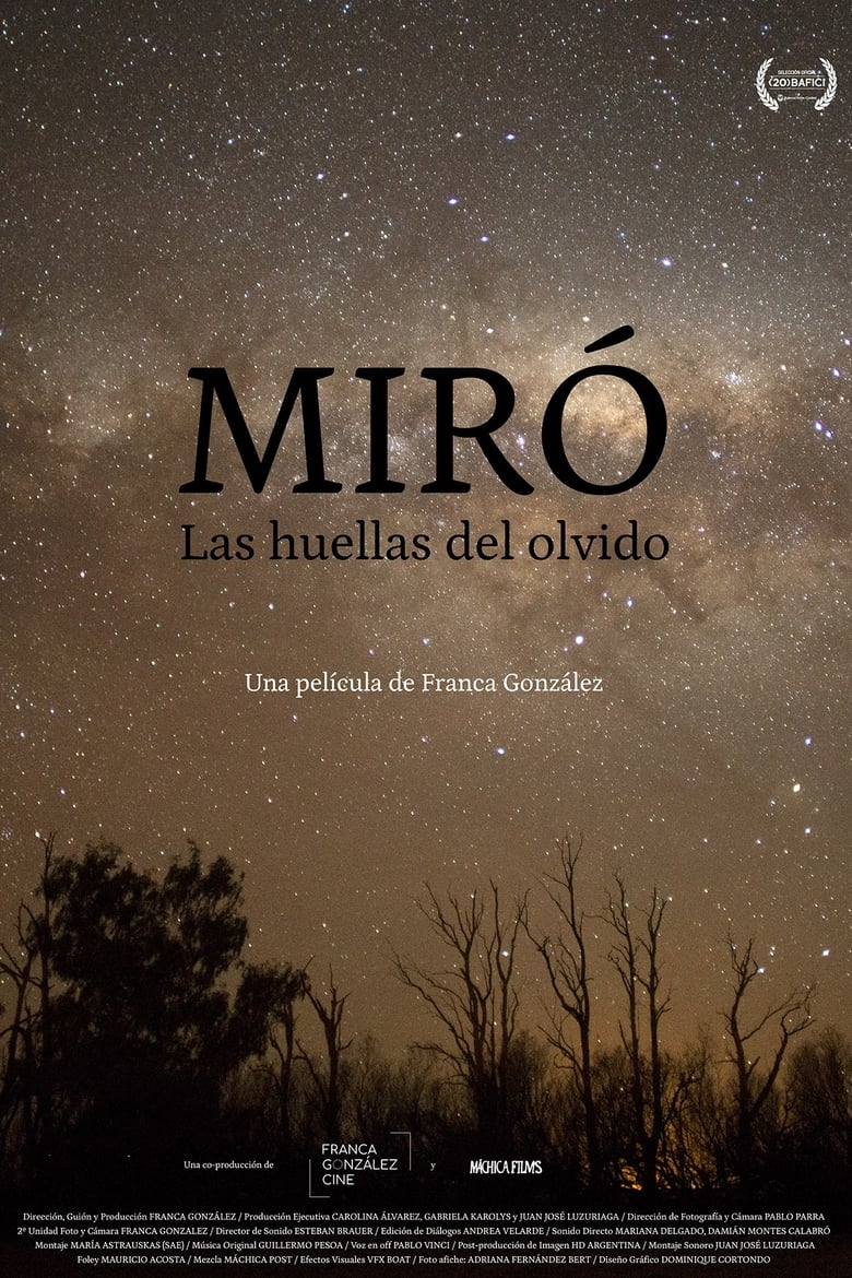 Poster of Miró. Traces of Oblivion