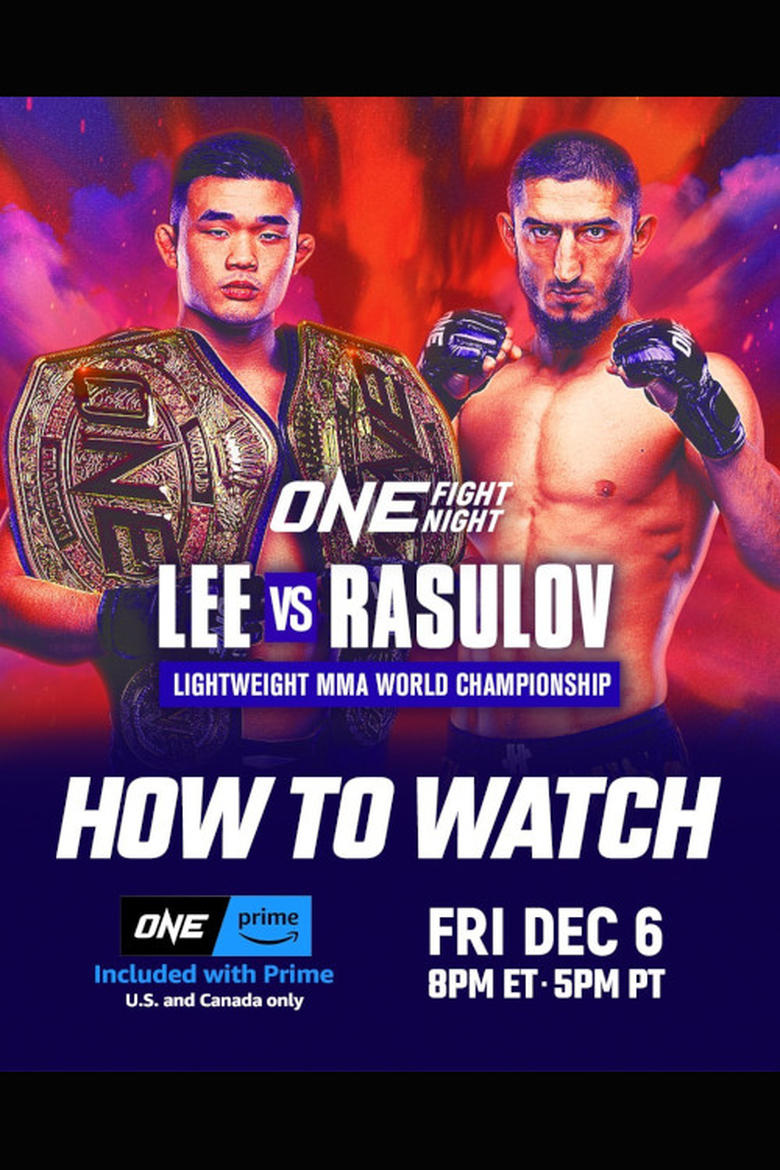 Poster of ONE Fight Night 26: Lee vs. Rasulov