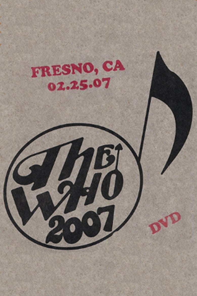 Poster of The Who: Fresno 2/25/2007