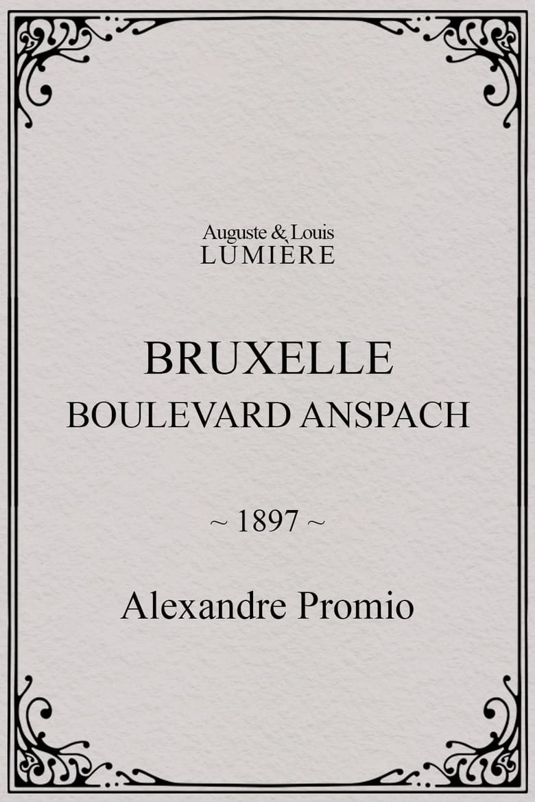 Poster of Bruxelles, Boulevard Anspach