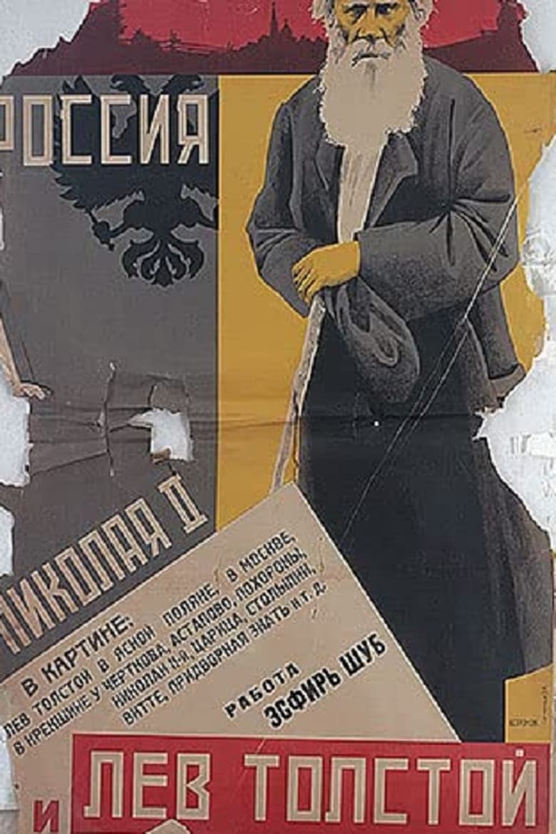 Poster of Lev Tolstoy and the Russia of Nicolai II