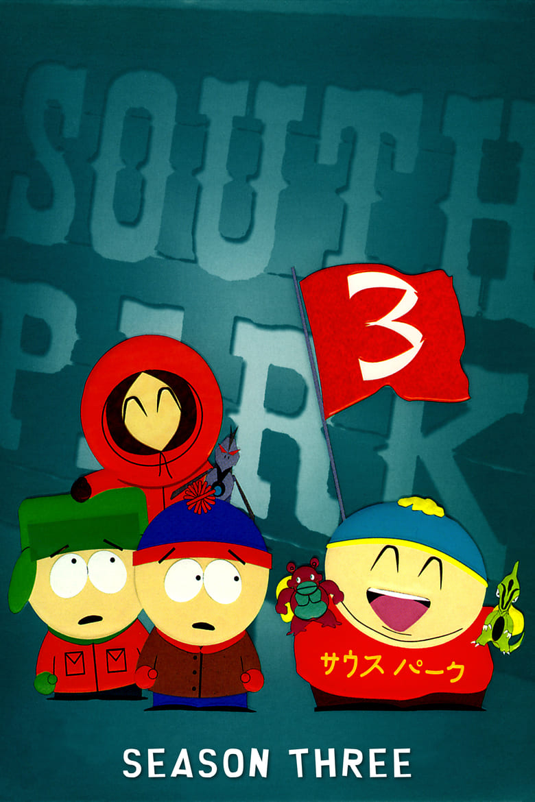 Poster of Cast and Crew in South Park - Season 3 - Episode 11 - Chinpokomon