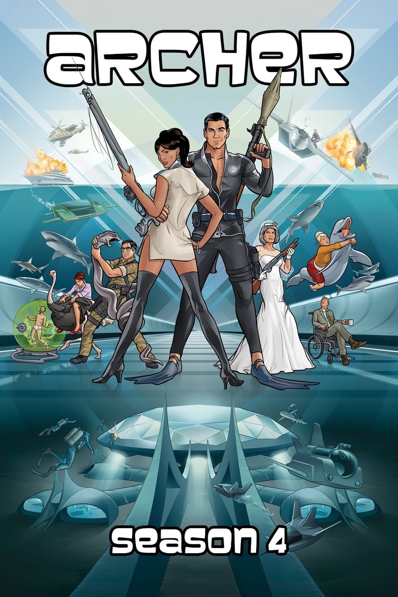 Poster of Cast and Crew in Archer - Season 4 - Episode 6 - Once Bitten