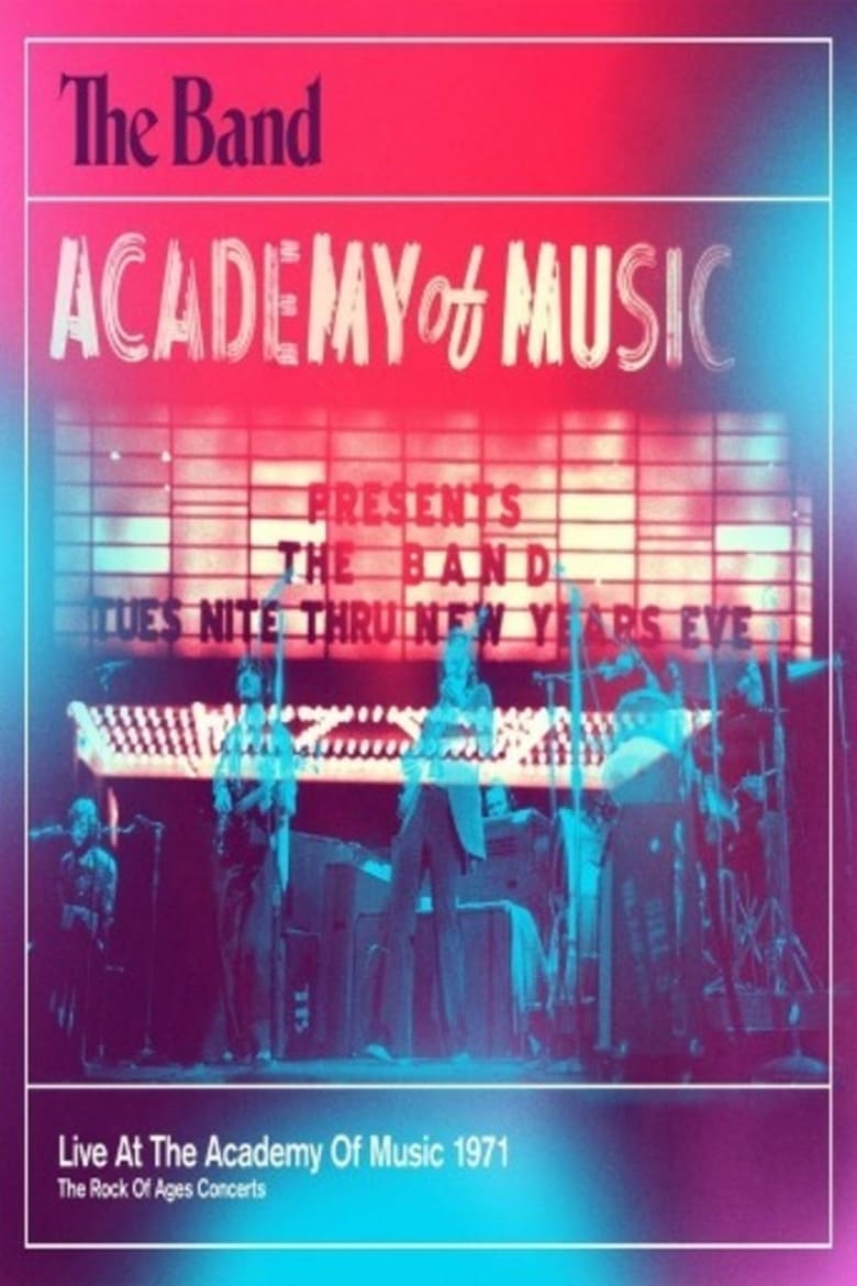 Poster of The Band - Live At The Academy Of Music 1971