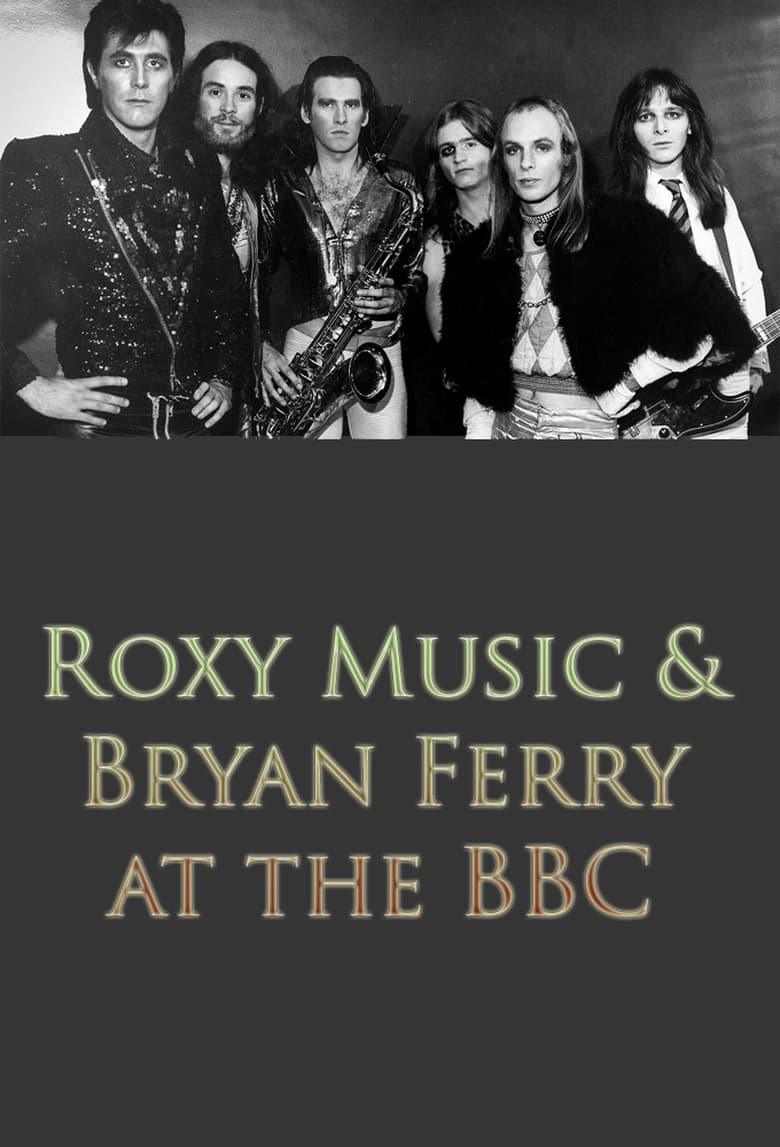 Poster of Roxy Music and Bryan Ferry at the BBC