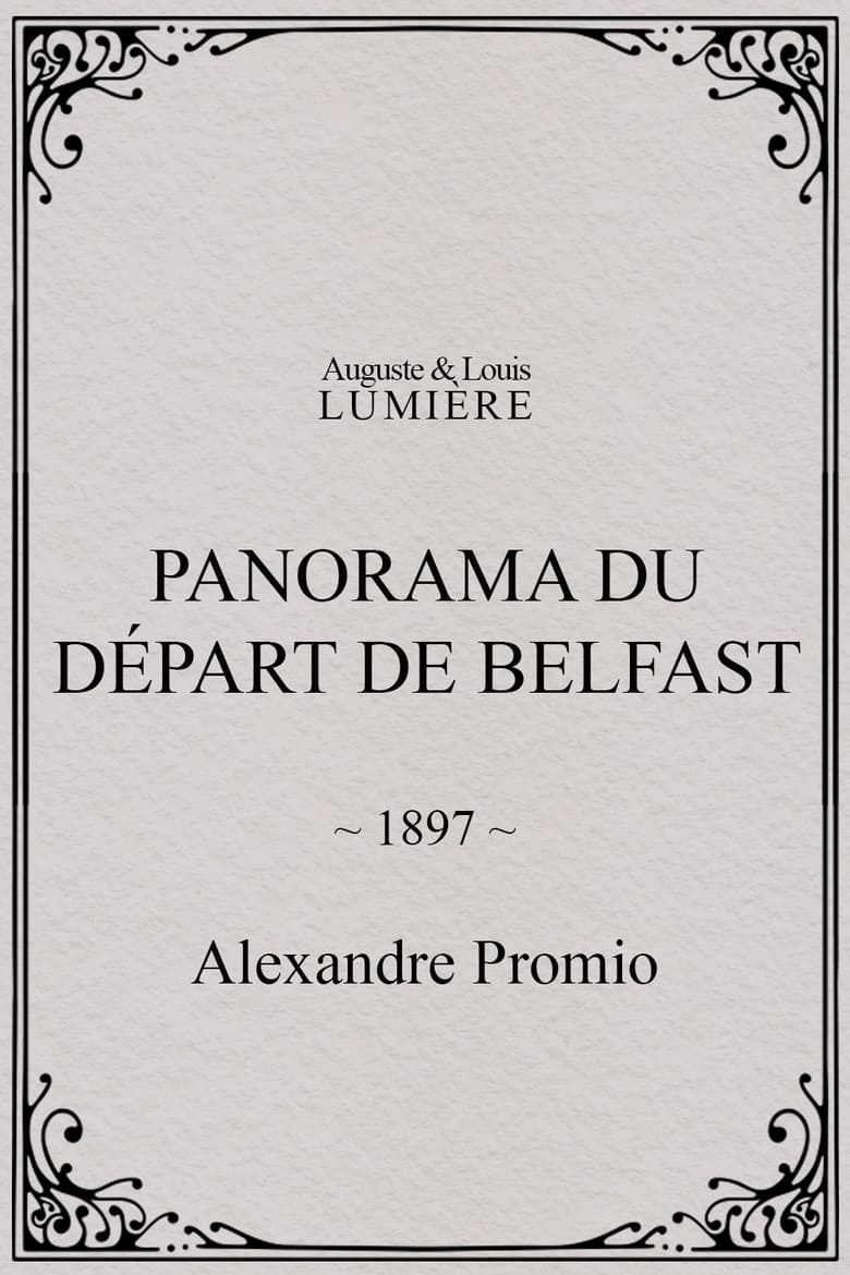 Poster of Panorama du départ de Belfast