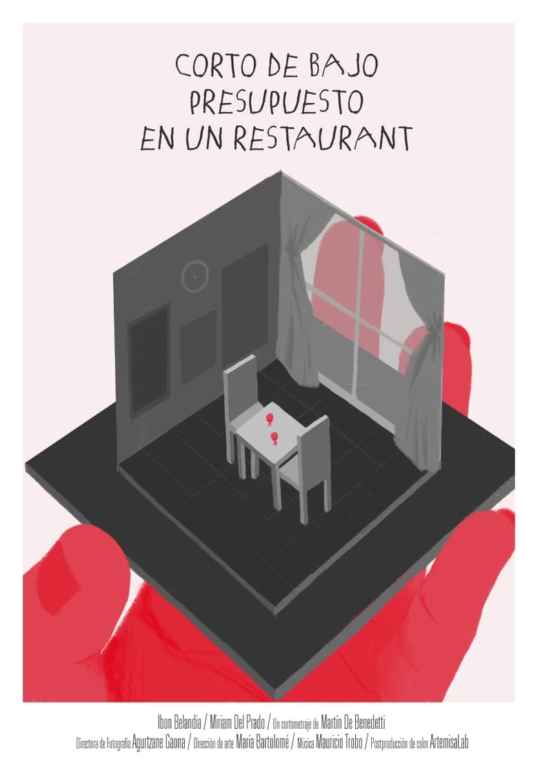 Poster of Corto de bajo presupuesto en un restaurant