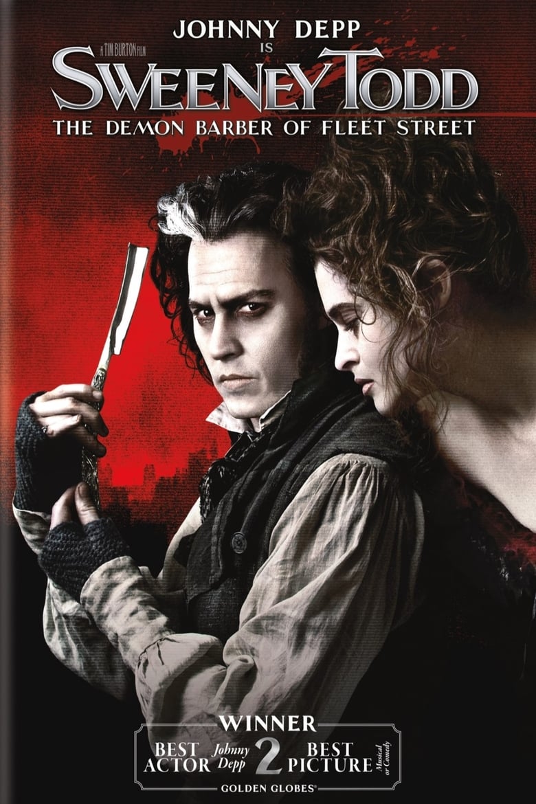 Poster of Sweeney Todd: The Demon Barber of Fleet Street - Burton + Carter + Depp = Todd