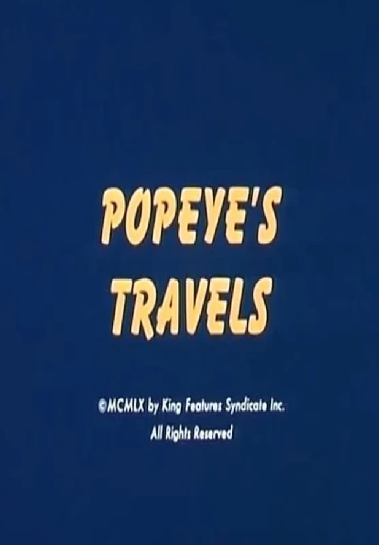 Poster of Popeye's Travels